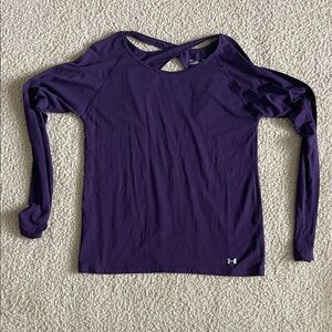 Under Armour Women's Deep Purple Cross-Back Blouse
